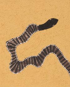 Nambin (black headed python), 2018 by Shirley Purdie