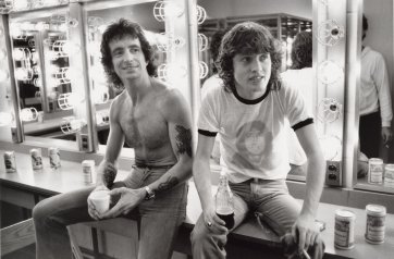 Bon Scott & Angus Young, Atlanta, Georgia, 1978 (printed 2010) by Rennie Ellis Bon Scott & Angus Young, Atlanta, Georgia, 1978 (printed 2010) by Rennie Ellis
