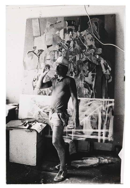 David Campbell in the studio, c. 1975