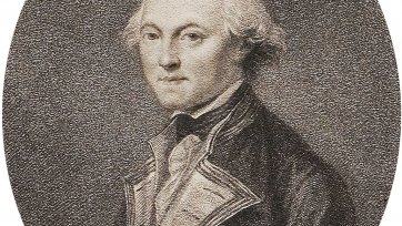 Captain James King, engraving after Webber
