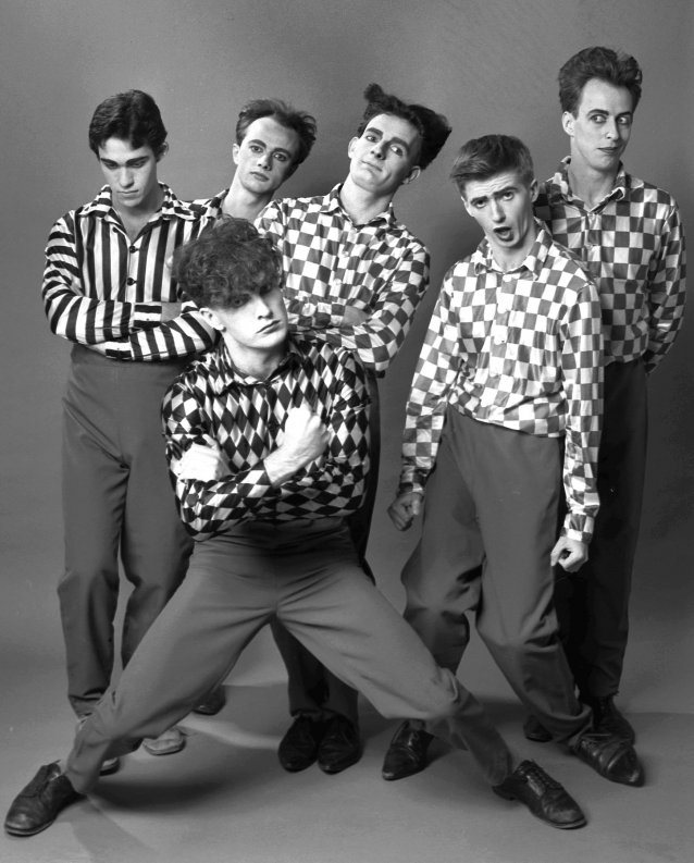 Split Enz in Parker’s studio, South Yarra, 1979 David Parker