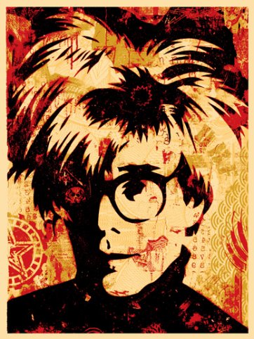 Warhol, 2005 by Shepard Fairey