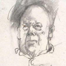 Study for portrait of Les Murray