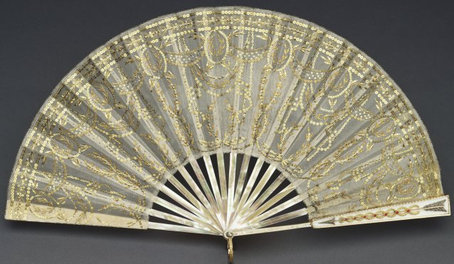 Queen Alexandra's Fabergé fan, c. 1904 by Henrik Emanuel Wigström