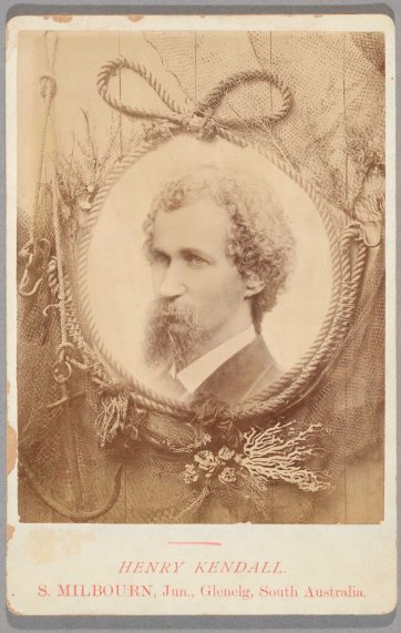 Portrait of Henry Kendall, c.1890-94 by S. Milbourn Jnr Portrait of Henry Kendall, c.1890-94 by S. Milbourn Jnr