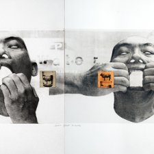 Open your mouth, 2002 by FX Harsono