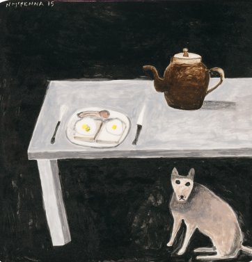 Dog under table, 2015 by Noel McKenna
Courtesy of the artist