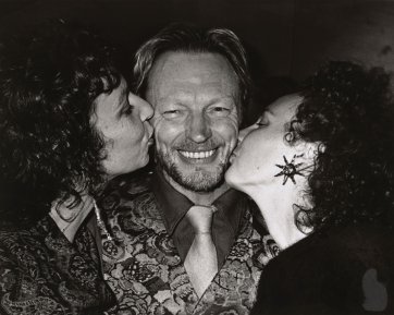 Anna Volska, John and Hilary Bell at his opening night, Belvoir Street Theatre, Sydney, 1990 Robert Rosen