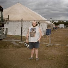Brad 'Gaggsy' Gallagher at a Bachelor and Spinsters Ball, Tooradin, Victoria, 2016 by Ingvar Kenne