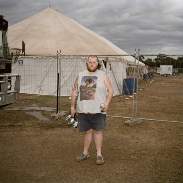 Brad 'Gaggsy' Gallagher at a Bachelor and Spinsters Ball, Tooradin, Victoria, 2016