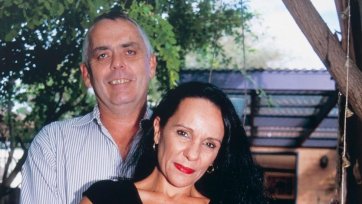 Linda Burney MLA Canturbury and Rick Farley at home, Marrickville