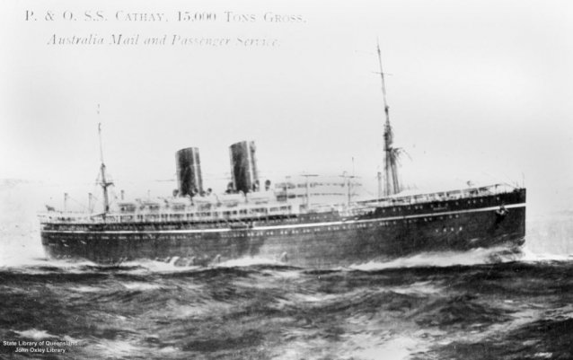 SS Cathay, 1924