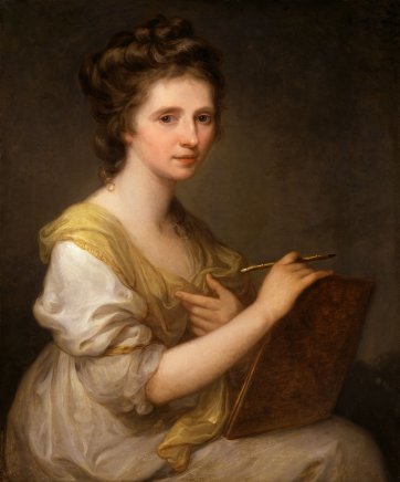 Self portrait, c. 1770-1775 Angelica Kauffmann