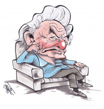 Bob Hawke caricature © Paul Dorin
