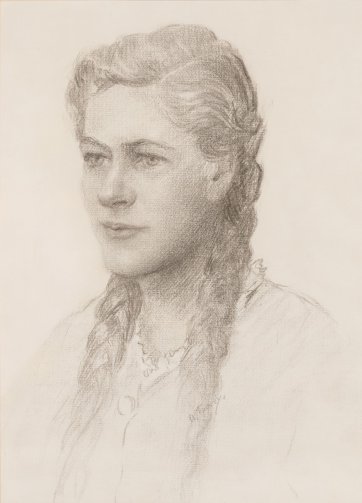 Head of a young girl (Ann Moyal) Dora Toovey