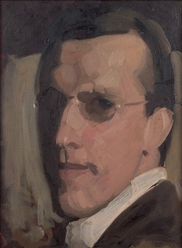 Self portrait with glasses, 1902–6 by Hugh Ramsay (1877–1906)