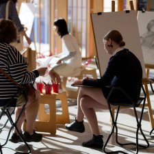 Drawin in the Gordon Darling Hall