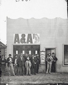 Studio of the American & Australasian Photographic Co., Hill End, 1872