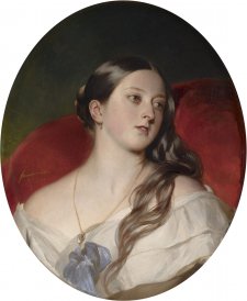 Queen Victoria (1819-1901), Signed and dated 1843 by Franz Xaver Winterhalter