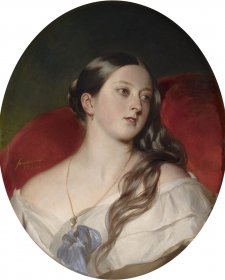 Queen Victoria (1819-1901), Signed and dated 1843 by Franz Xaver Winterhalter