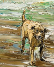 Beach life (dog), 2006 by Nicholas Harding