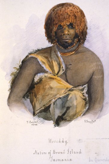 Woreddy (aka Woureddy or Woorrady), 1831 by Thomas Bock