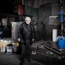 Jim Cobb at Chroma factory Mt Kuring-gai, NSW, 2017 by Mark Mohell