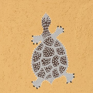Nangala (the turtle), 2018 by Shirley Purdie