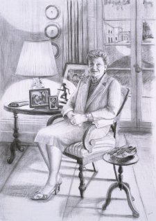 Preparatory study for Her Excellency Marjorie Jackson-Nelson AC CVO MBE