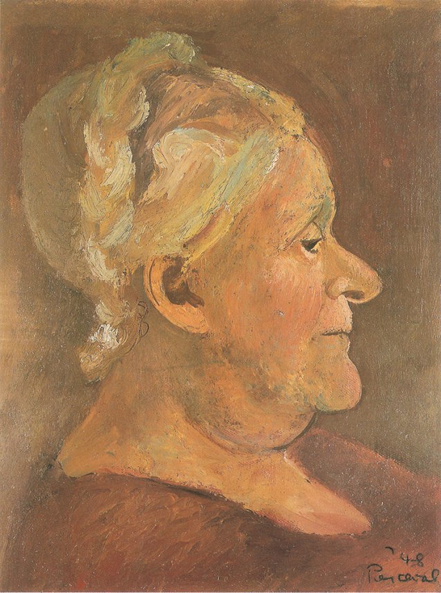 The Oldest Student at the National Gallery Art School 1949, by John Perceval