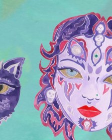 Spirits Shapeshifting, 2023 Kate Beynon, Rali Beynon and Michael Pablo video: 30 seconds