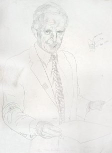 Study for portrait of Senator John Button