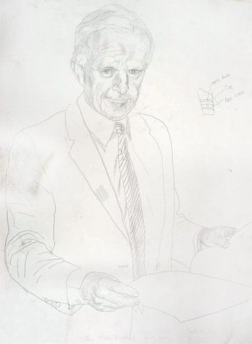 Study for portrait of Senator John Button