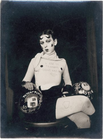 I am in training don't kiss me, 1927 by Claude Cahun (Lucy Schwob)