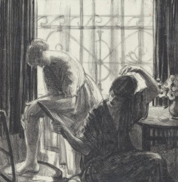 The toilet, c. 1918 by Thea Proctor