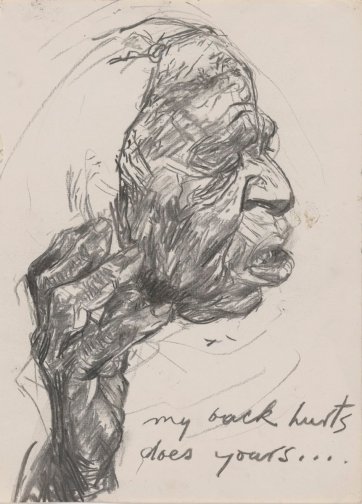 Untitled (Study for 'Emily Kame Kngwarreye with Lily'), 1993 by Jenny Sages Untitled (Study for 'Emily Kame Kngwarreye with Lily'), 1993 by Jenny Sages