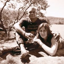 Ali Cobby Eckermann and Lionel Fogarty at the Hawkesbury River