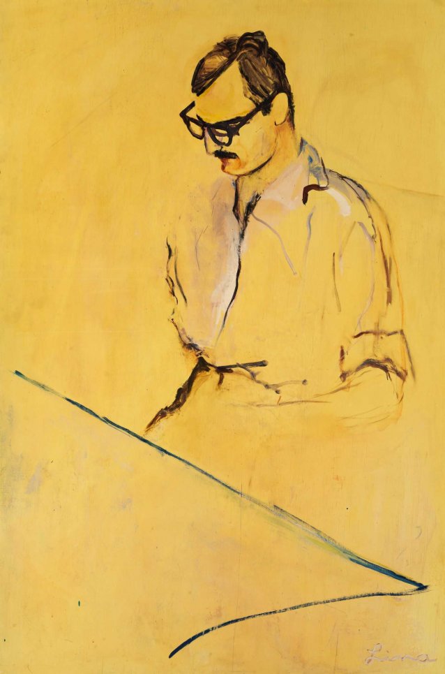 Yellow portrait (portrait of Alex Jelinek)
