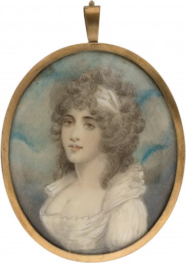Portrait of a woman (reputedly Elizabeth Macarthur), c. 1785–1790