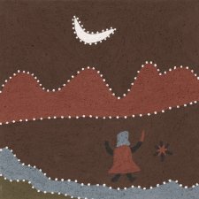Moolloonggoogallem (Wishing for Fat One from the Moon), 2017 Shirley Purdie