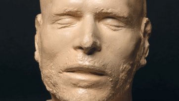 Death mask of George Melville courtesy of National Trust of Australia (Victoria), Old Melbourne Gaol Collection