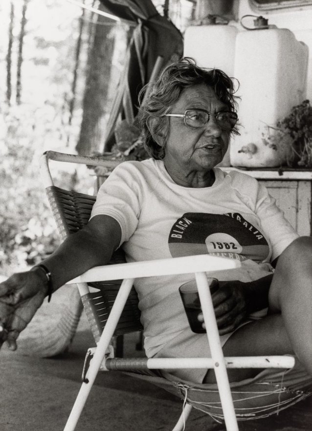 Oodgeroo Noonuccal at Moongalba Stradbroke Island (her sitting down place)1982