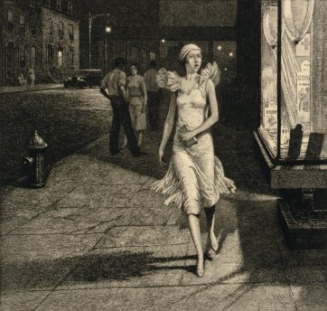 Night in New York, 1926 by Martin Lewis
