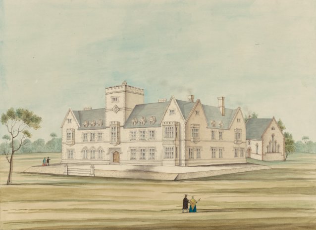 St Peter's Collegiate School, Adelaide, S.A. , c. 1855 Charles Summers