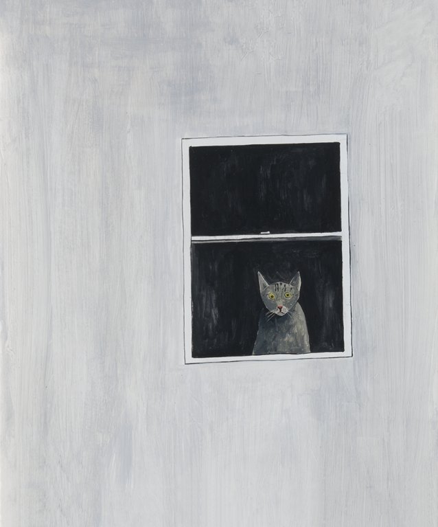 Cat inside looking at me, 2013 by Noel McKenna
Brigid and Hugh Robertson
