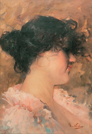 (Portrait), c.1890 by Girolamo Nerli (1860–1926)