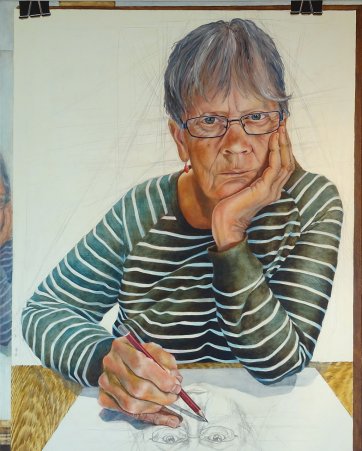 The Drawing Teacher, 2015 by Phillippa Dawson