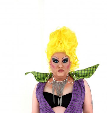 Shane Balcomb aka. Sasha Trajik-Mole, drag queen