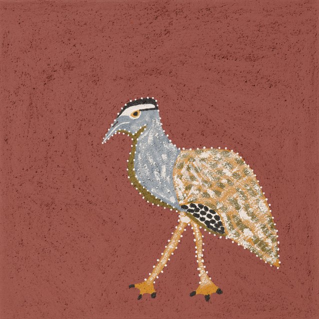 Nyajarri (bush turkey), 2018 by Shirley Purdie