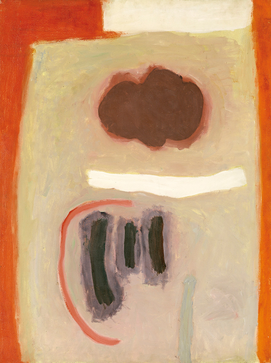 Brown form with stripes, 1961